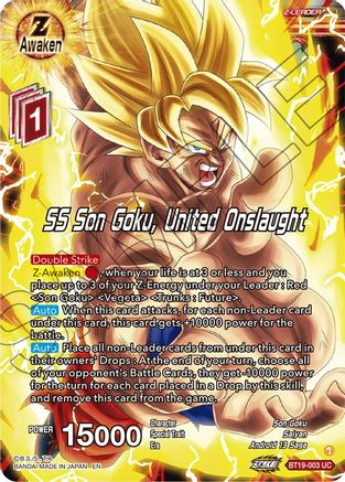 SS Son Goku, United Onslaught (BT19-003) - Fighters Ambition