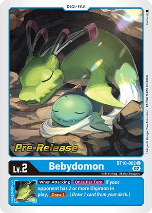 Bebydomon (BT10-002) - Xros Encounter Pre-Release Cards Foil