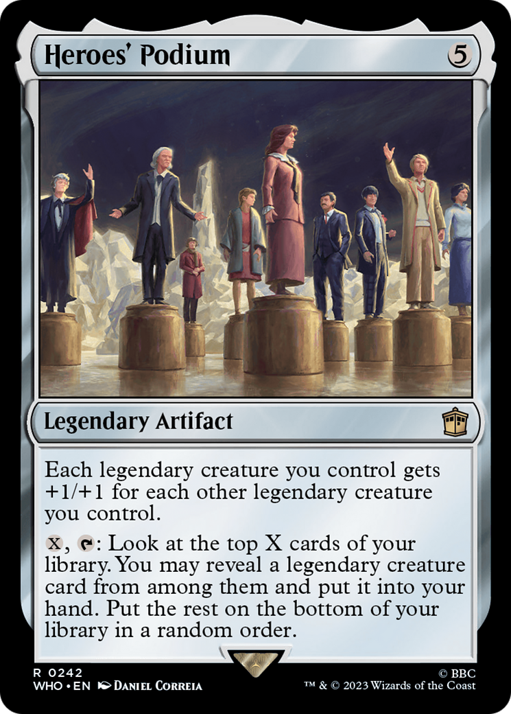 Heroes' Podium (WHO-242) - Doctor Who