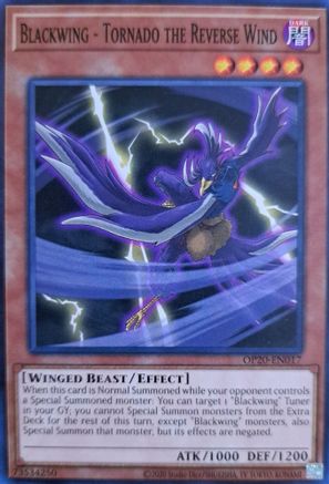 Blackwing - Tornado the Reverse Wind (OP20-EN017) - OTS Tournament Pack 20 Unlimited