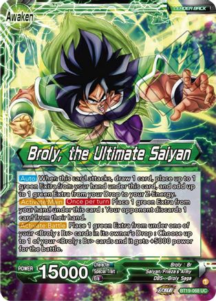 Broly // Broly, the Ultimate Saiyan (BT19-068) - Fighters Ambition
