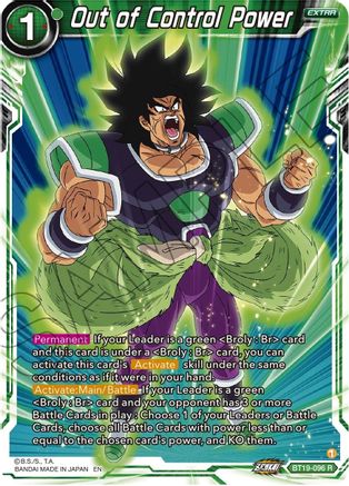 Out of Control Power (BT19-096) - Fighters Ambition