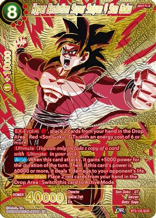 Hyper Evolution Super Saiyan 4 Son Goku (Premium Edition) (BT3-123) - 5th Anniversary Set Foil