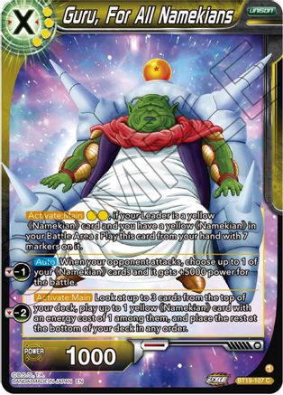 Guru, For All Namekians (BT19-107) - Fighters Ambition