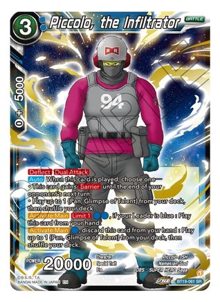 Piccolo, the Infiltrator (BT19-061) - Fighters Ambition Foil