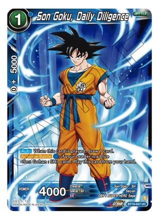Son Goku, Daily Diligence (BT19-047) - Fighters Ambition Foil
