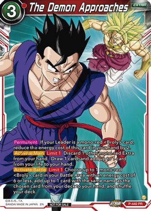 The Demon Approaches (Zenkai Series Tournament Pack Vol.2) (P-440) - Tournament Promotion Cards