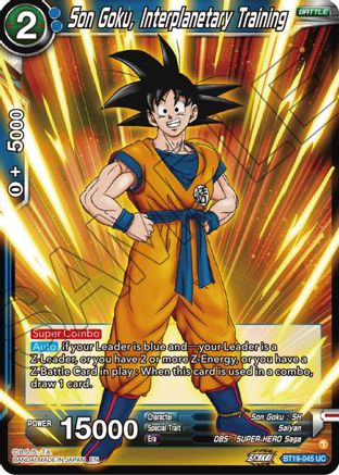 Son Goku, Interplanitary Training (BT19-045) - Fighters Ambition