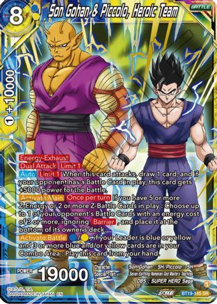 Son Gohan & Piccolo, Heroic Team (BT19-145) - Fighters Ambition Foil