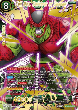 Cell Max, Deliverer of Despair (BT19-153) - Fighters Ambition Foil