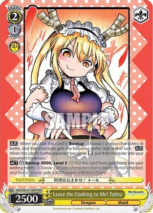Leave the Cooking to Me! Tohru (MDR) (KMD/W96-E015MDR MDR) - Miss Kobayashi's Dragon Maid