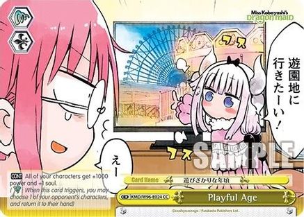 Playful Age (KMD/W96-E024 CC) - Miss Kobayashi's Dragon Maid