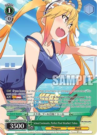 School Swimsuits, Perfect Pool Weather! Tohru (OFR) (KMD/W96-E026OFR OFR) - Miss Kobayashi's Dragon Maid