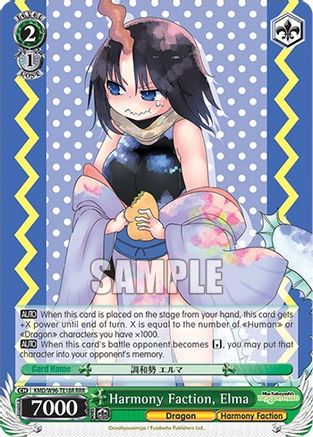 Harmony Faction, Elma (RRR) (KMD/W96-TE18R RRR) - Miss Kobayashi's Dragon Maid