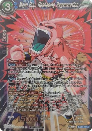 Majin Buu, Reshaping Regeneration (Zenkai Series Pack Vol.1) (EX21-05) - Tournament Promotion Cards