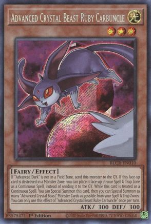 Advanced Crystal Beast Ruby Carbuncle (BLCR-EN010) - Battles of Legend: Crystal Revenge 1st Edition