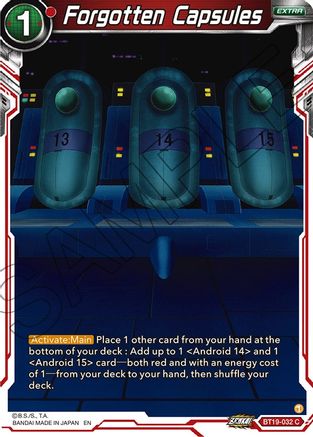 Forgotten Capsules (BT19-032) - Fighters Ambition