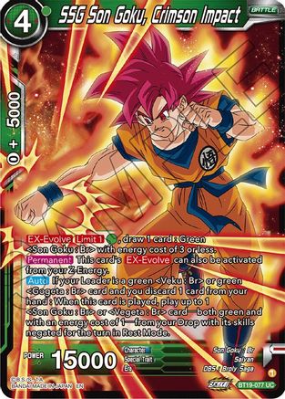 SSG Son Goku, Crimson Impact (BT19-077) - Fighters Ambition