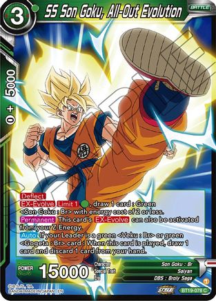 SS Son Goku, All-Out Evolution (BT19-078) - Fighters Ambition Foil