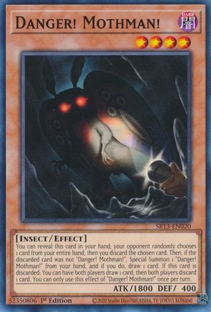 Danger! Mothman! (SR13-EN020) - Structure Deck: Dark World 1st Edition