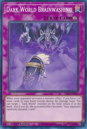 Dark World Brainwashing (SR13-EN035) - Structure Deck: Dark World 1st Edition
