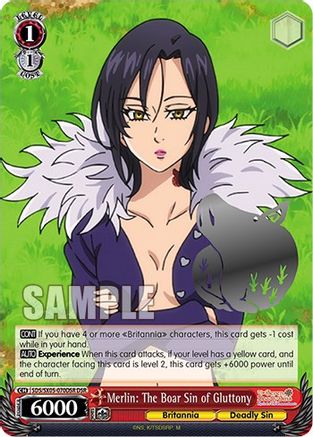 Merlin: The Boar Sin of Gluttony (DSR) (SDS/SX05-070DSR DSR) - The Seven Deadly Sins: Revival of The Commandments