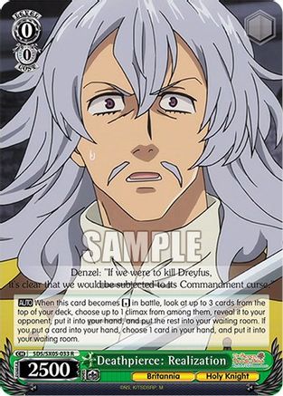 Deathpierce: Realization (SDS/SX05-033 R) - The Seven Deadly Sins: Revival of The Commandments