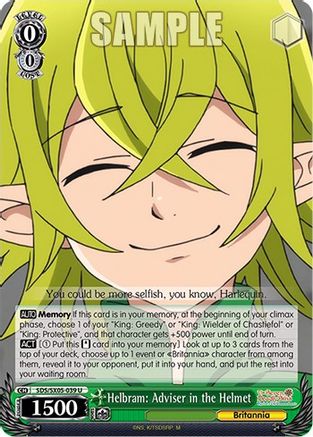 Helbram: Adviser in the Helmet (SDS/SX05-039 U) - The Seven Deadly Sins: Revival of The Commandments