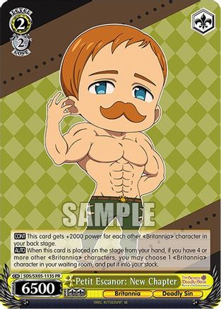 Petit Escanor: New Chapter (Foil) (SDS/SX05-113S PR) - The Seven Deadly Sins: Revival of The Commandments
