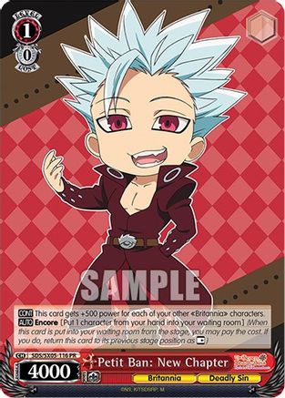 Petit Ban: New Chapter (SDS/SX05-116 PR) - The Seven Deadly Sins: Revival of The Commandments