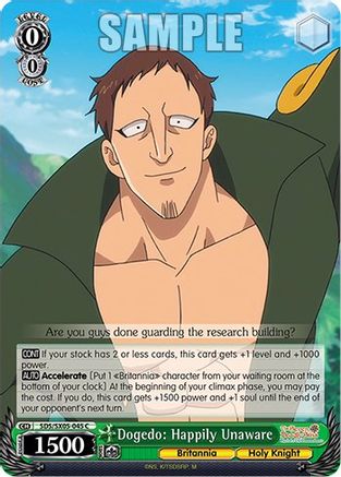 Dogedo: Happily Unaware (SDS/SX05-045 C) - The Seven Deadly Sins: Revival of The Commandments