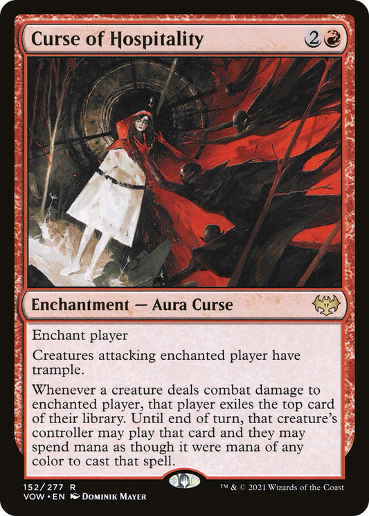 Curse of Hospitality (VOW-152) - Innistrad: Crimson Vow Foil