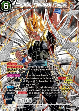 Gogeta, Fearless Fusion (BT12-137) - Collectors Selection Vol 3 Foil