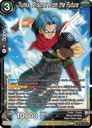 Trunks, Prisoner From the Future (BT20-124) - Power Absorbed Foil