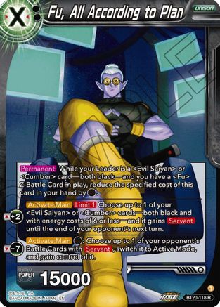 Fu, All According to Plan (BT20-118) - Power Absorbed