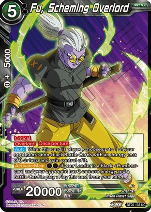 Fu, Scheming Overlord (BT20-133) - Power Absorbed