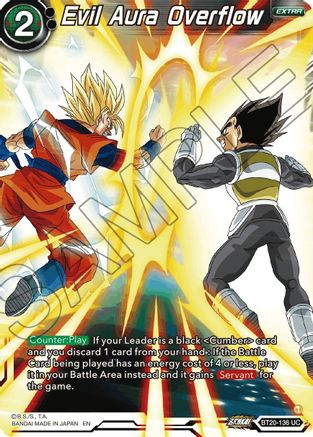 Evil Aura Overflow (BT20-136) - Power Absorbed Foil
