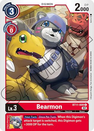 Bearmon (BT11-008) - Dimensional Phase Foil