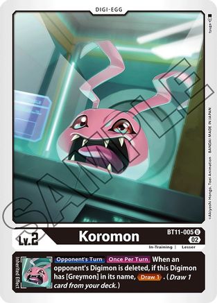 Koromon (BT11-005) - Dimensional Phase