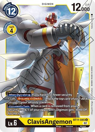 ClavisAngemon (BT11-045) - Dimensional Phase Foil