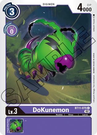 DoKunemon (BT11-075) - Dimensional Phase Foil