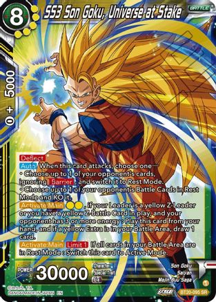 SS3 Son Goku, Universe at Stake (BT20-095) - Power Absorbed Foil