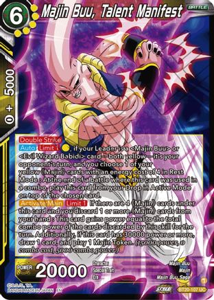 Majin Buu, Talent Manifest (BT20-107) - Power Absorbed