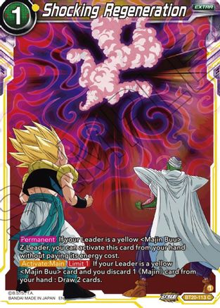Shocking Regeneration (BT20-113) - Power Absorbed Foil