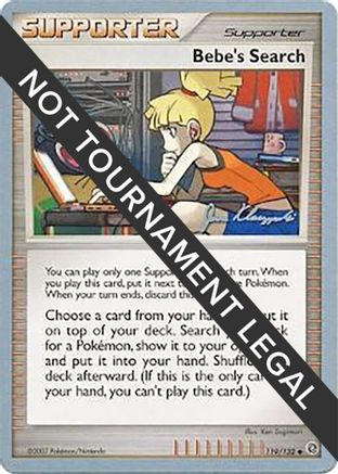 Bebe's Search - 2008 (Jason Klaczynski) 119  World Championship Decks - Uncommon
