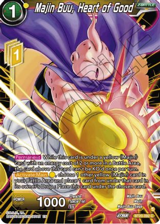 Majin Buu, Heart of Good (BT20-092 ) - Power Absorbed