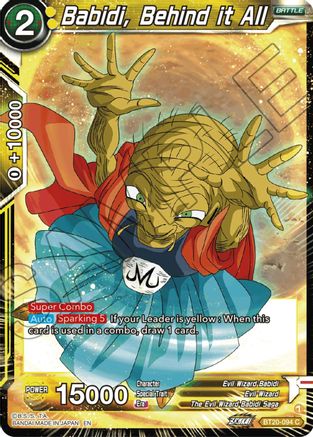 Babidi, Behind it All (BT20-094) - Power Absorbed Foil