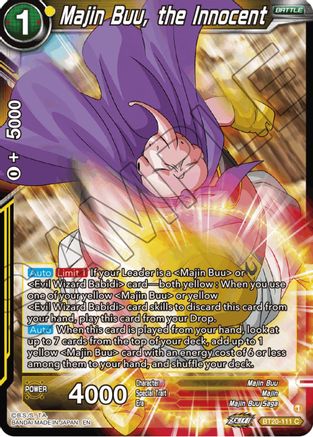 Majin Buu, the Innocent (BT20-111) - Power Absorbed Foil