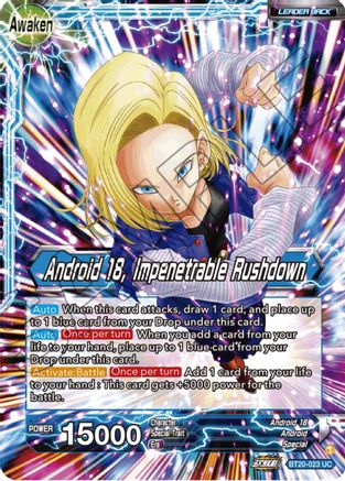 Android 18 // Android 18, Impenetrable Rushdown (BT20-023) - Power Absorbed