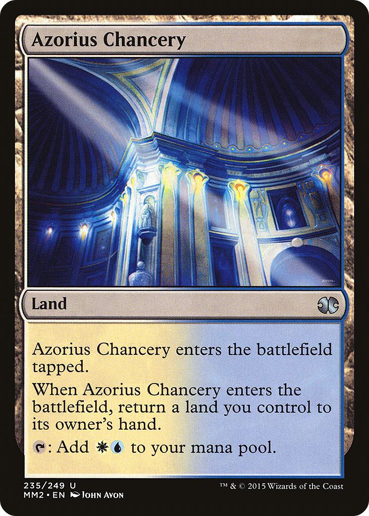 Azorius Chancery (MM2-235) - Modern Masters 2015 Foil